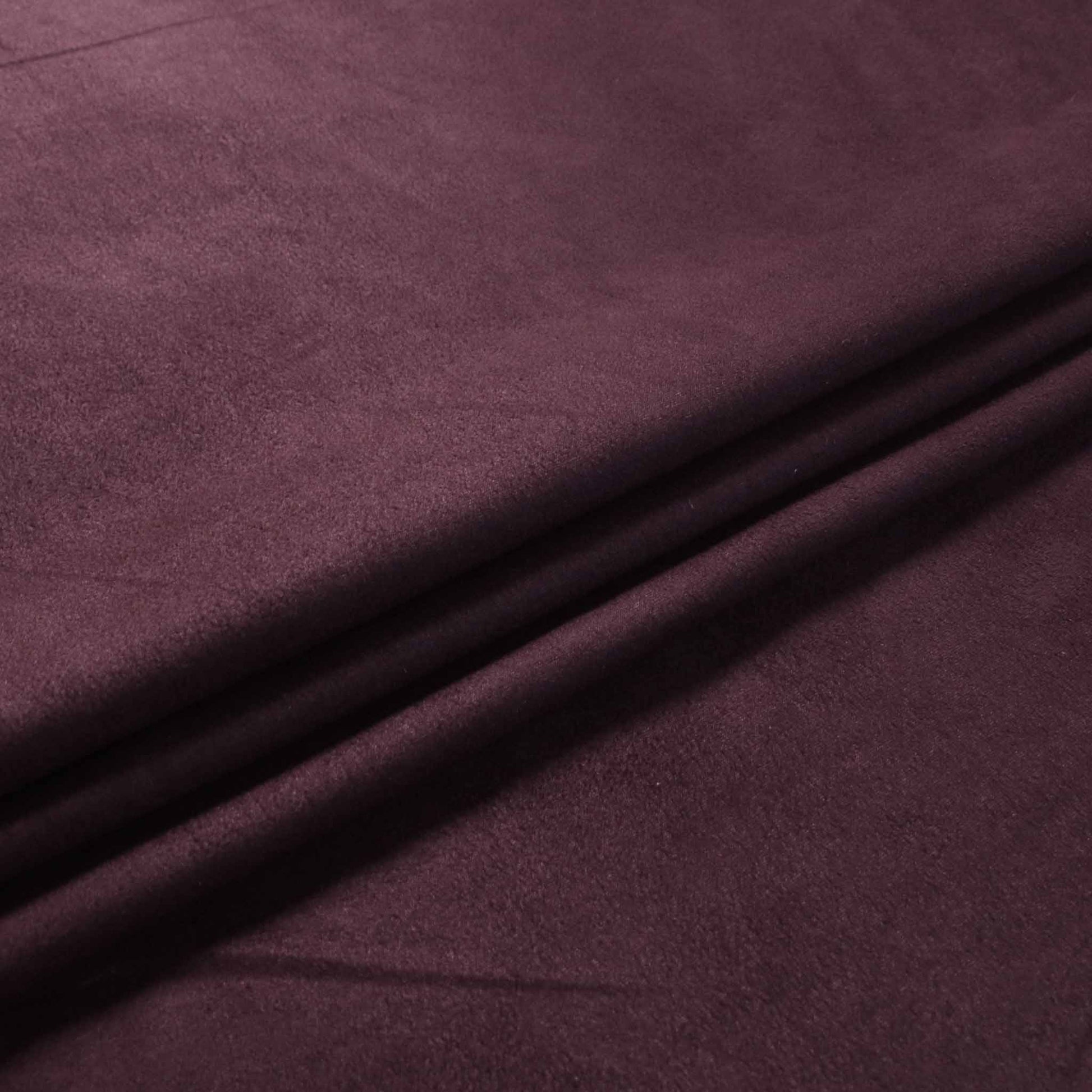 purple faux suede fabric for dressmaking with stretch