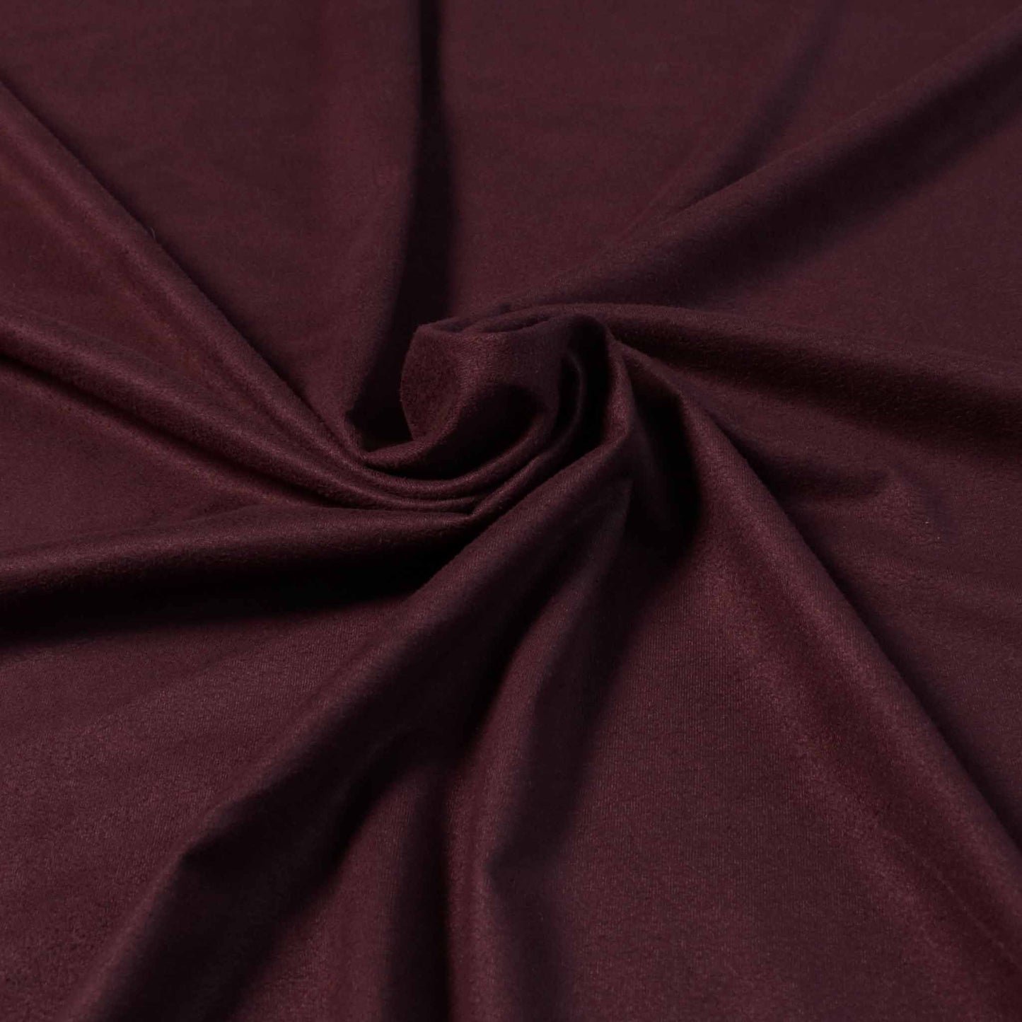 stretchy plum purple suedette dressmaking fabric