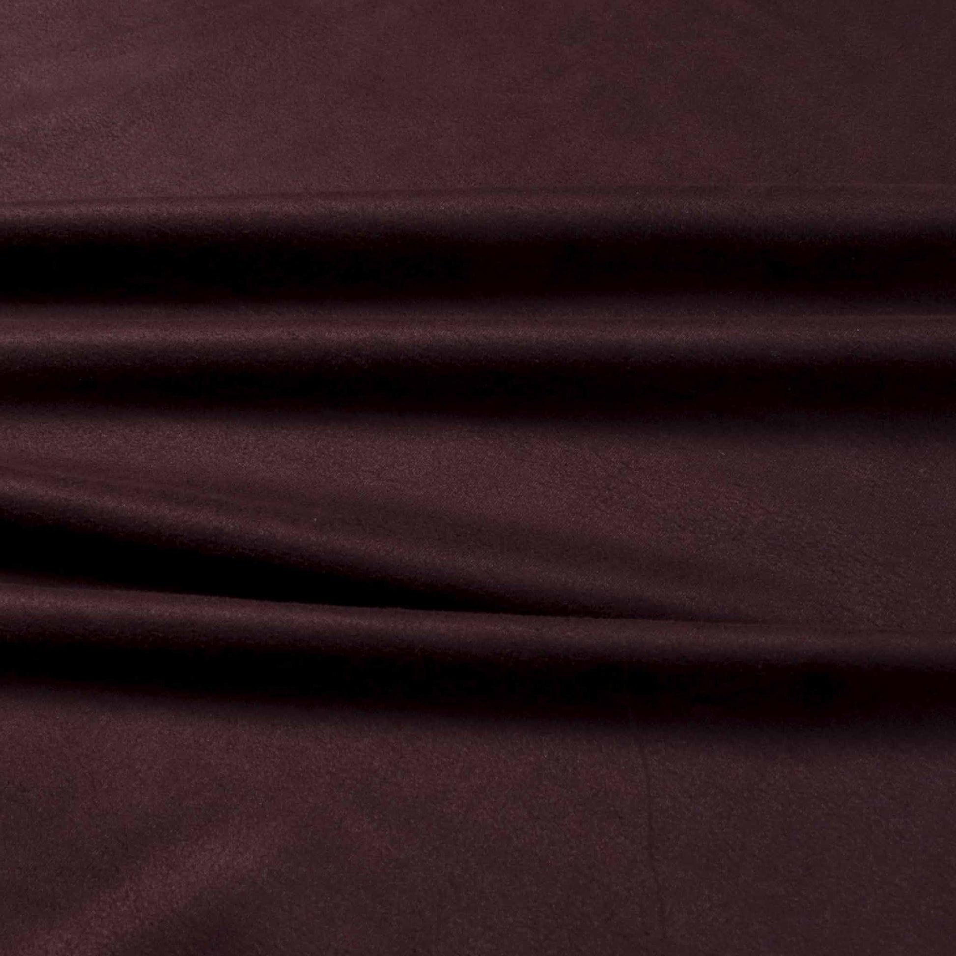 plum purple faux suede fabric for dressmaking with stretch