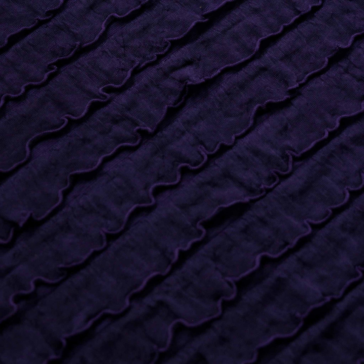purple rara ruffle dressmaking frilly fabric