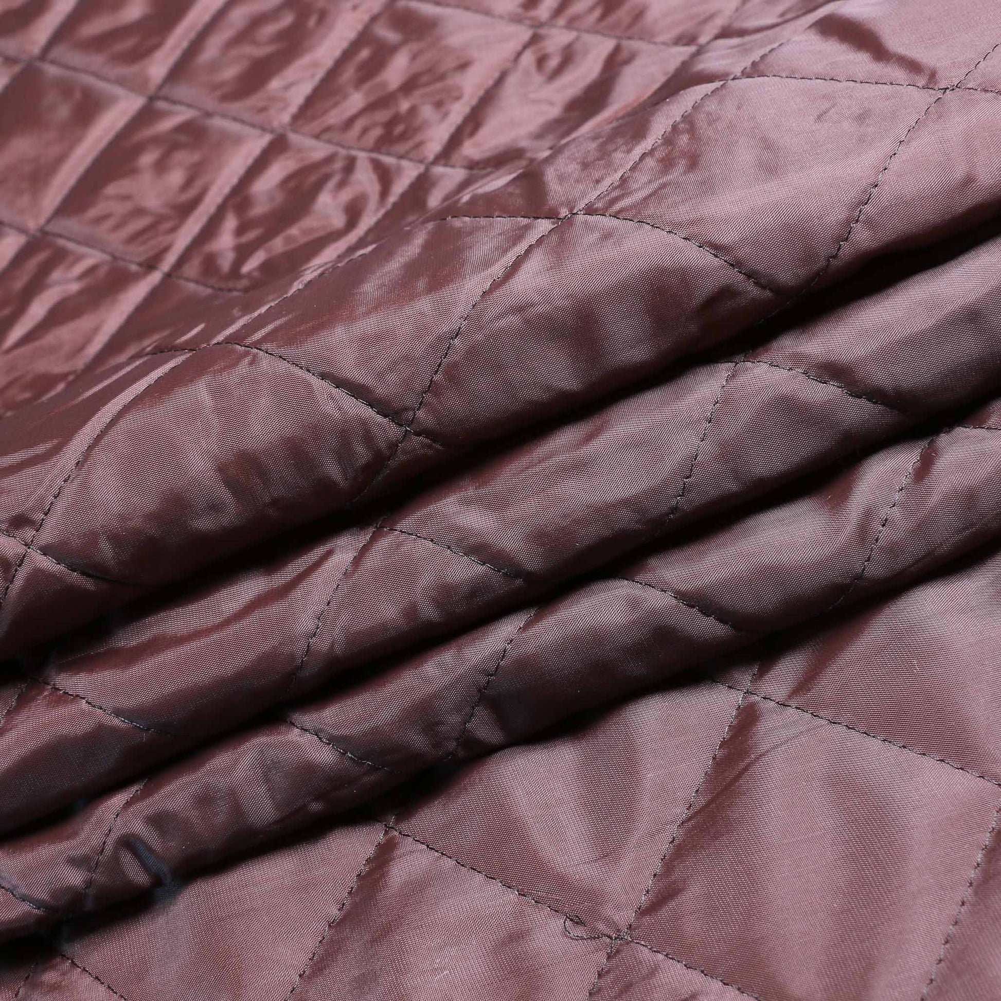 brown quilting diamond pattern dress fabric