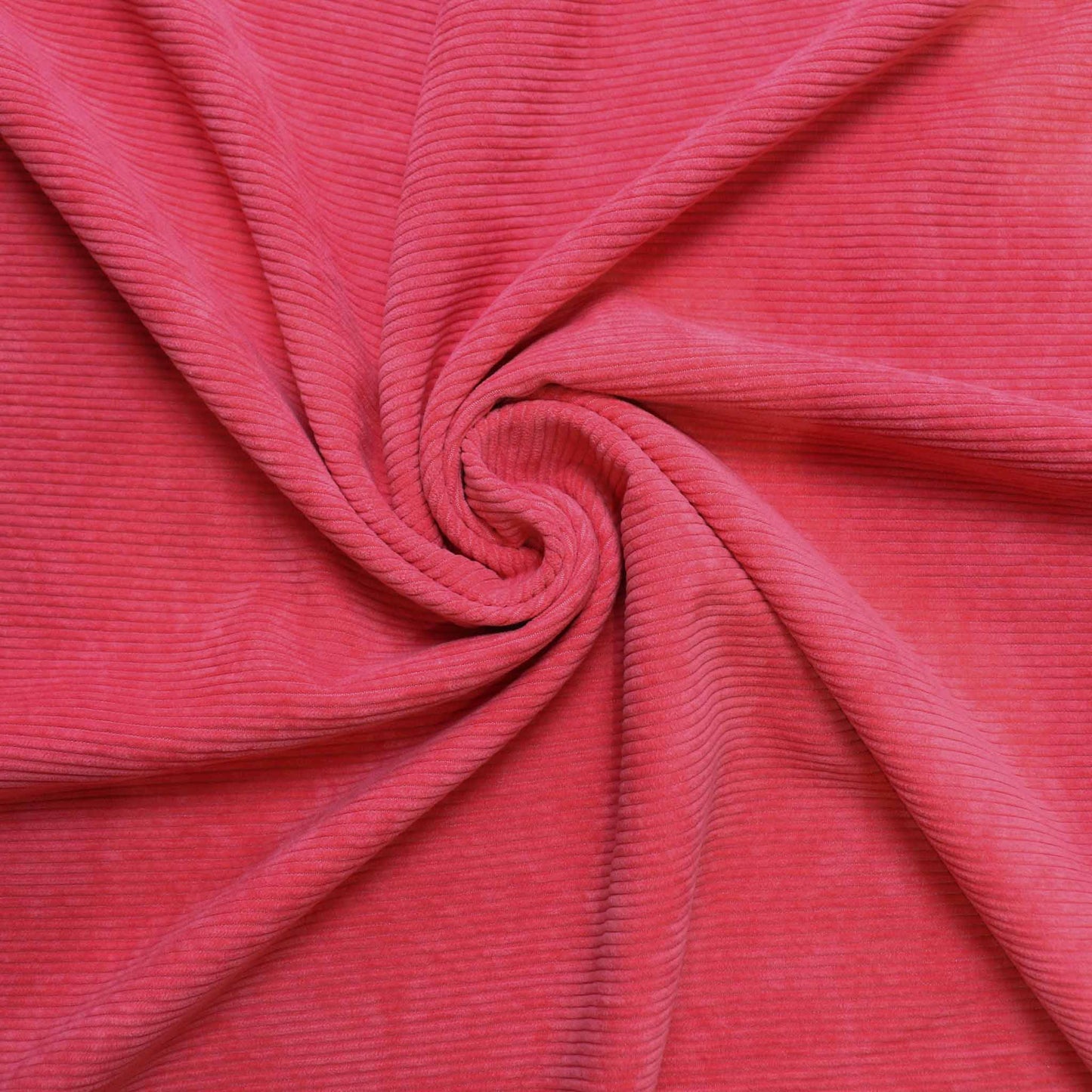 red jumbo corduroy velvet dressmaking fabric