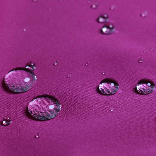 pink waterproof stretchy dressmaking fabric