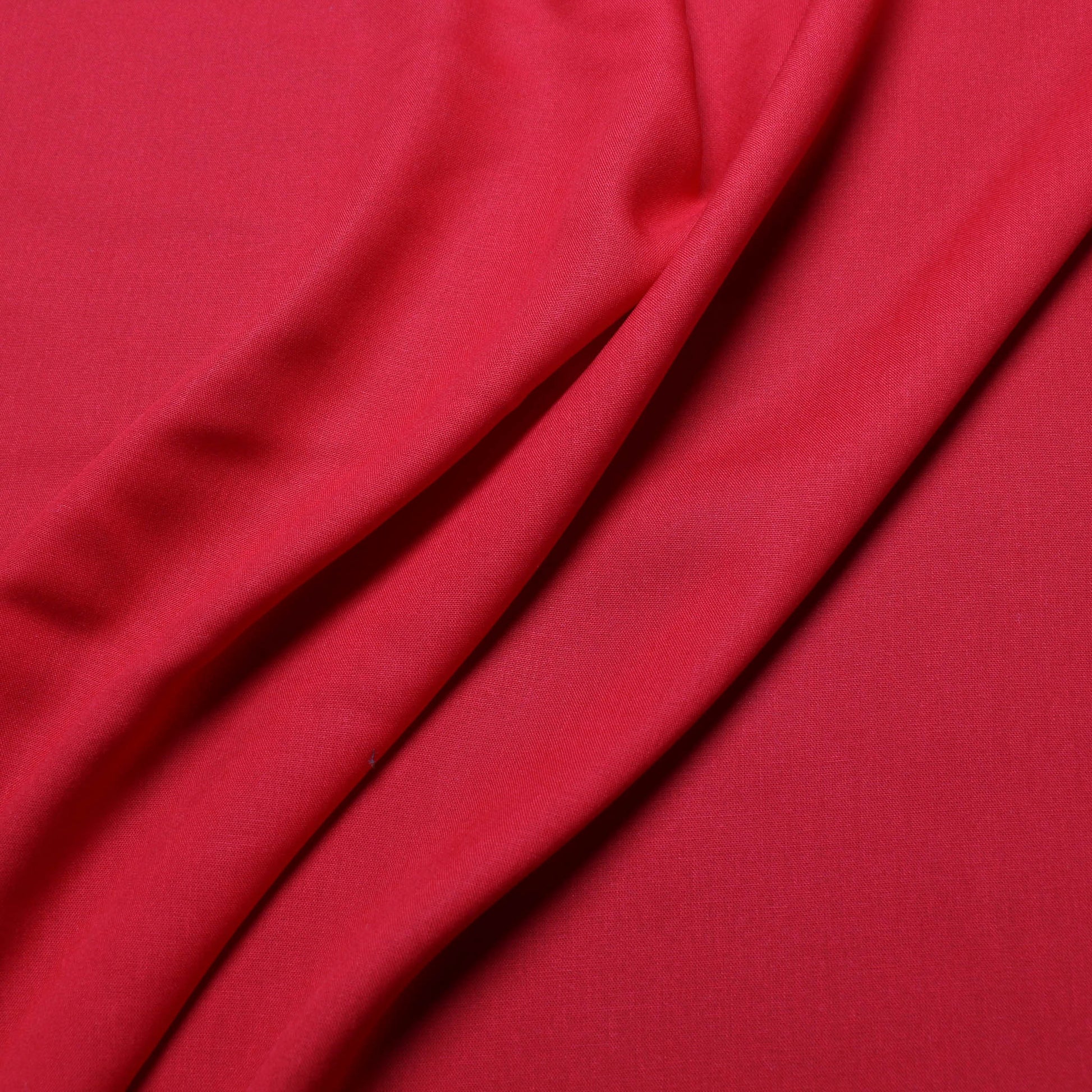 red dressmaking fabric viscose challis