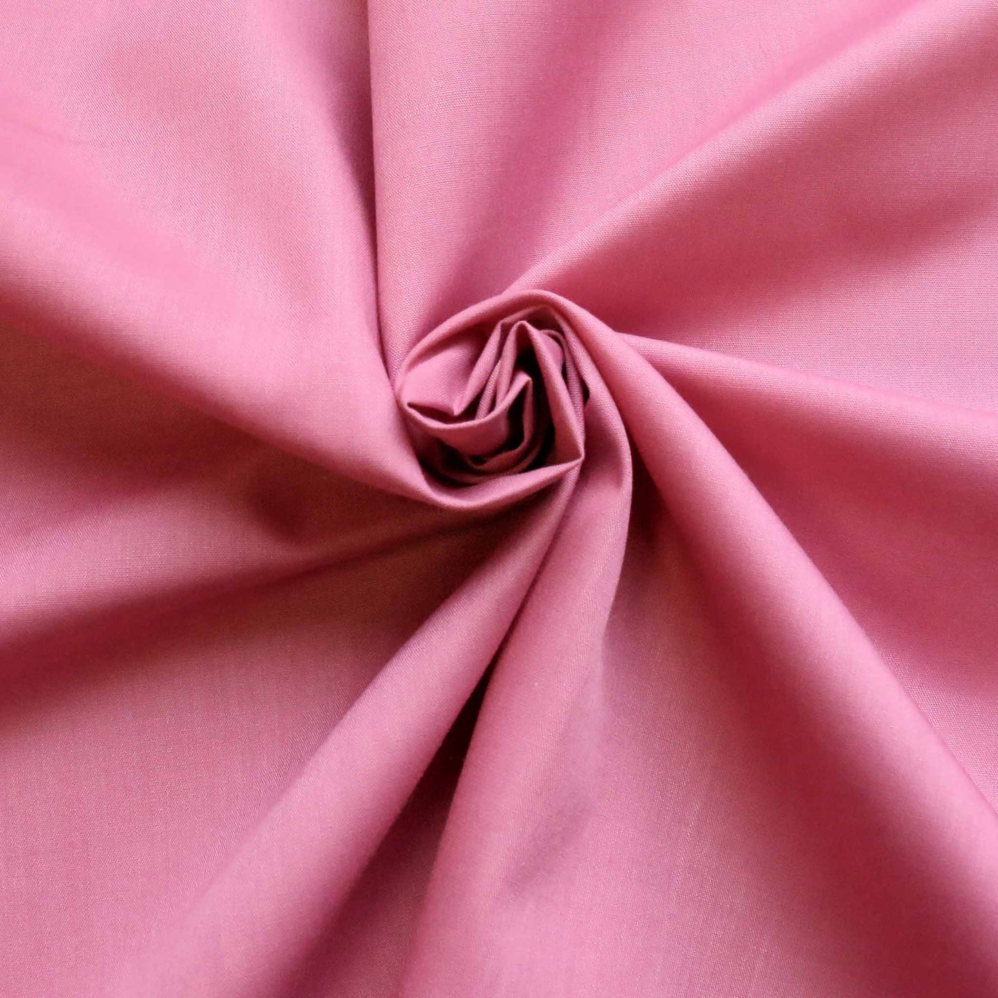 rose pink polycotton craft and dressmaking fabric