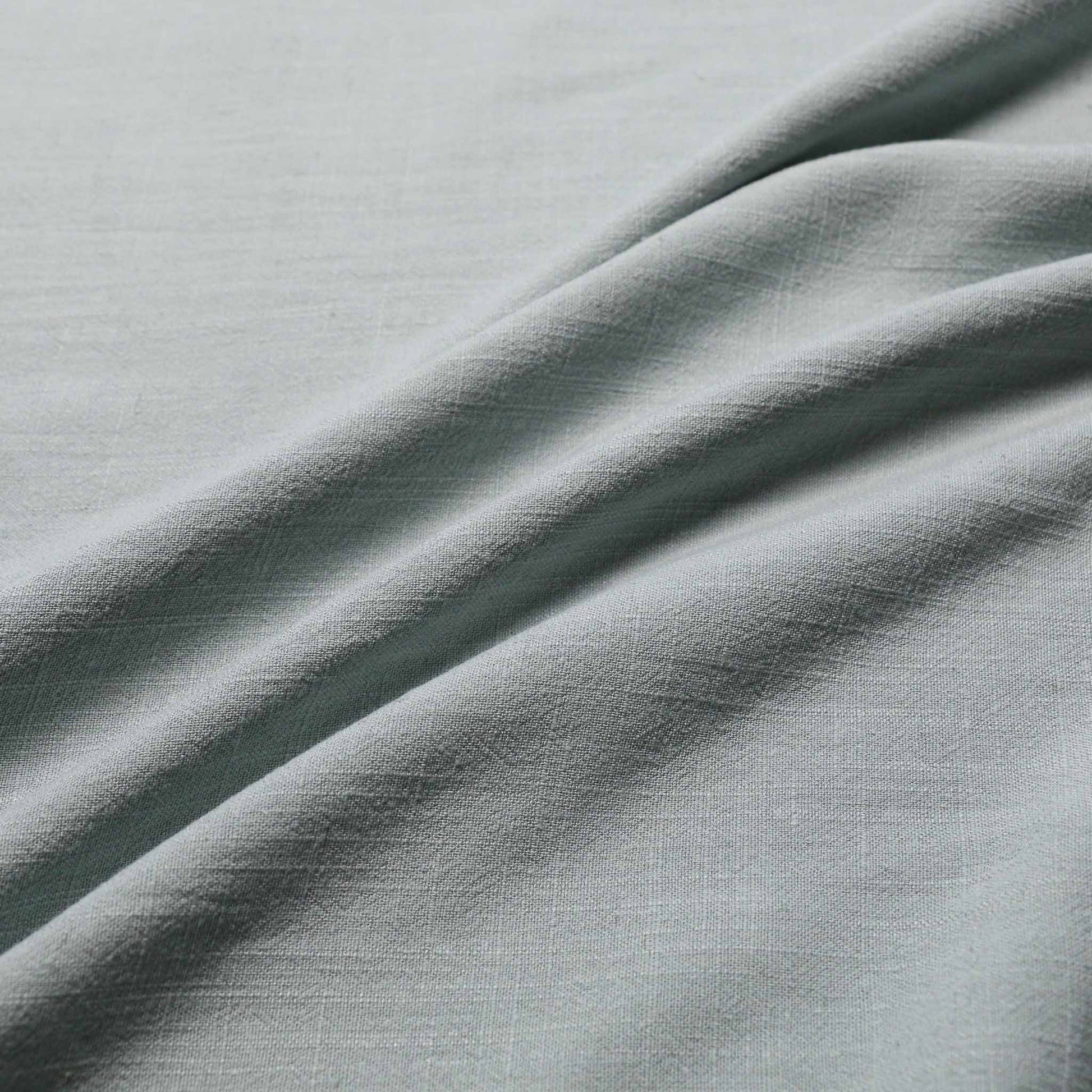 plain pale pastel blue viscose linen fabric for dressmaking