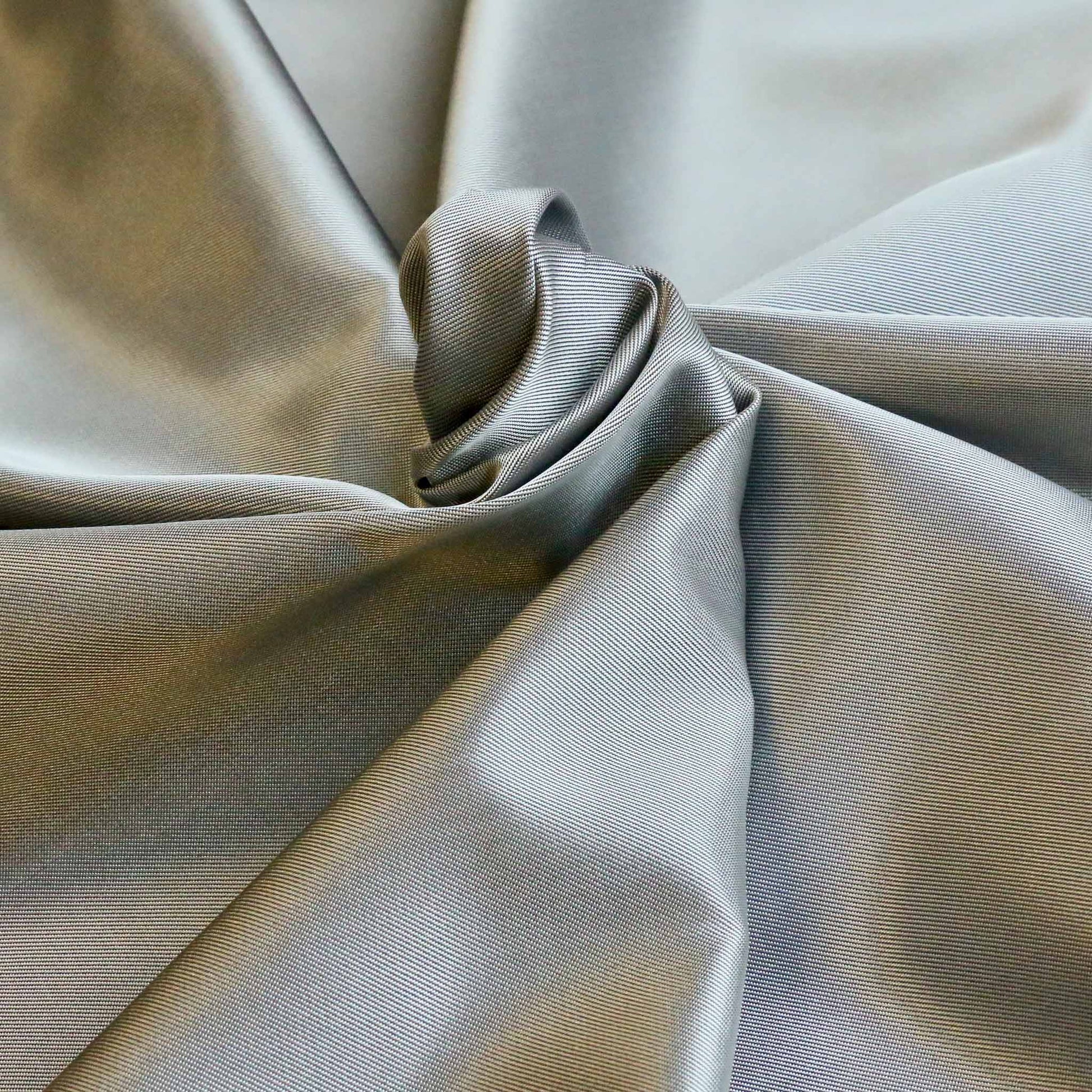 silver two tone acetate lining fabric for dressmaking