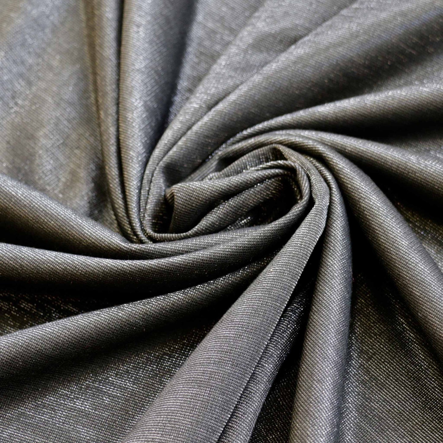ponte roma dressmaking fabric in silver and black