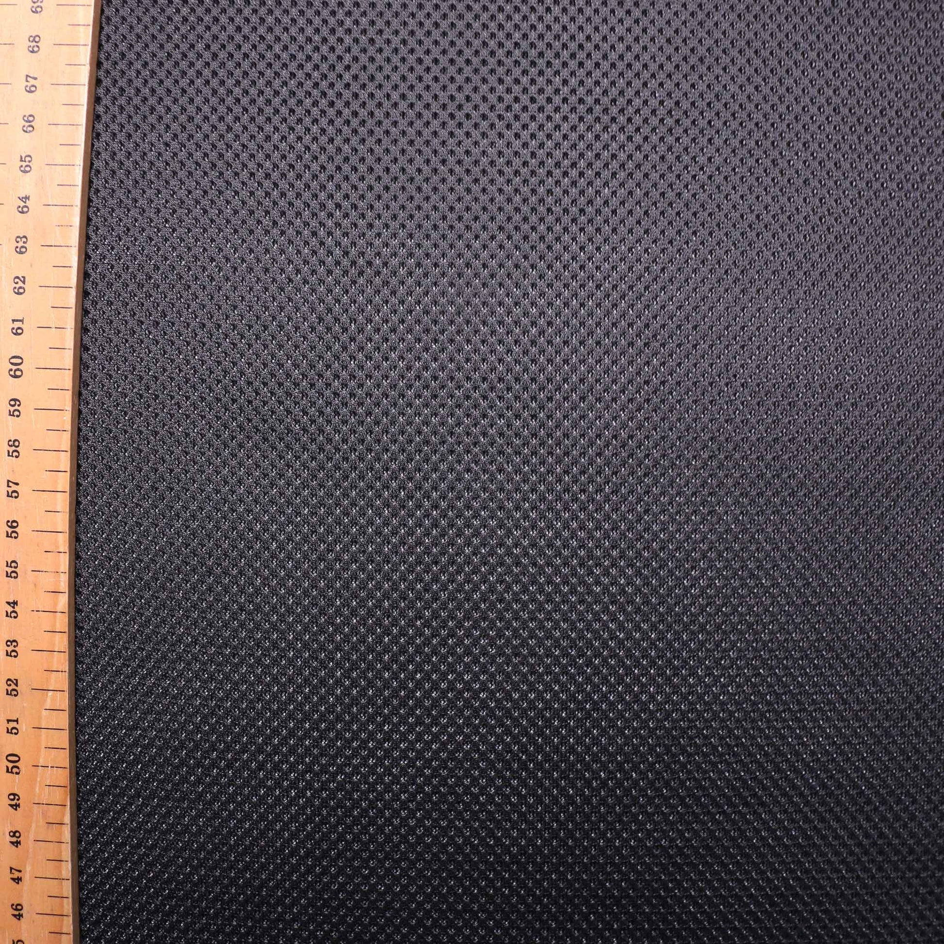 metre sports fabric in black airtex mesh spacer fabric