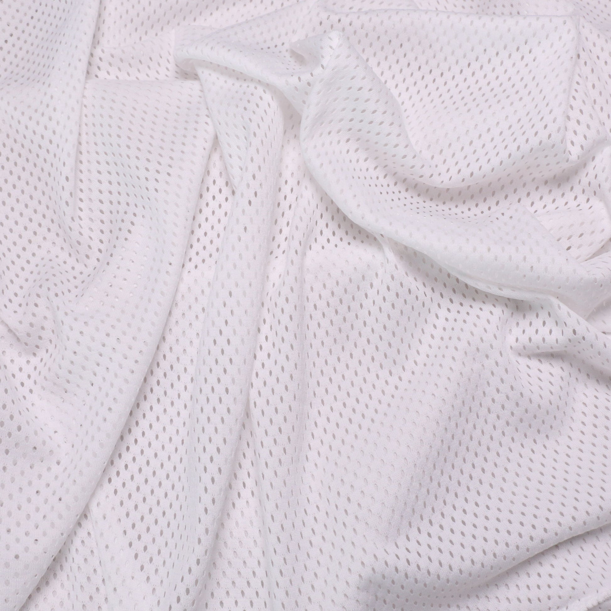 airtesh mesh sportswear fabric for sale in white