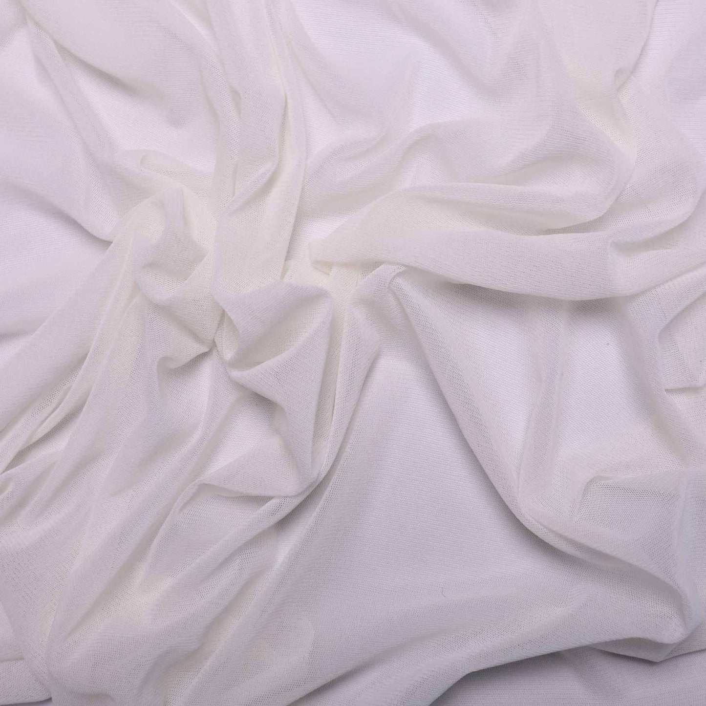 white stretchy netting fabric for dressmaking