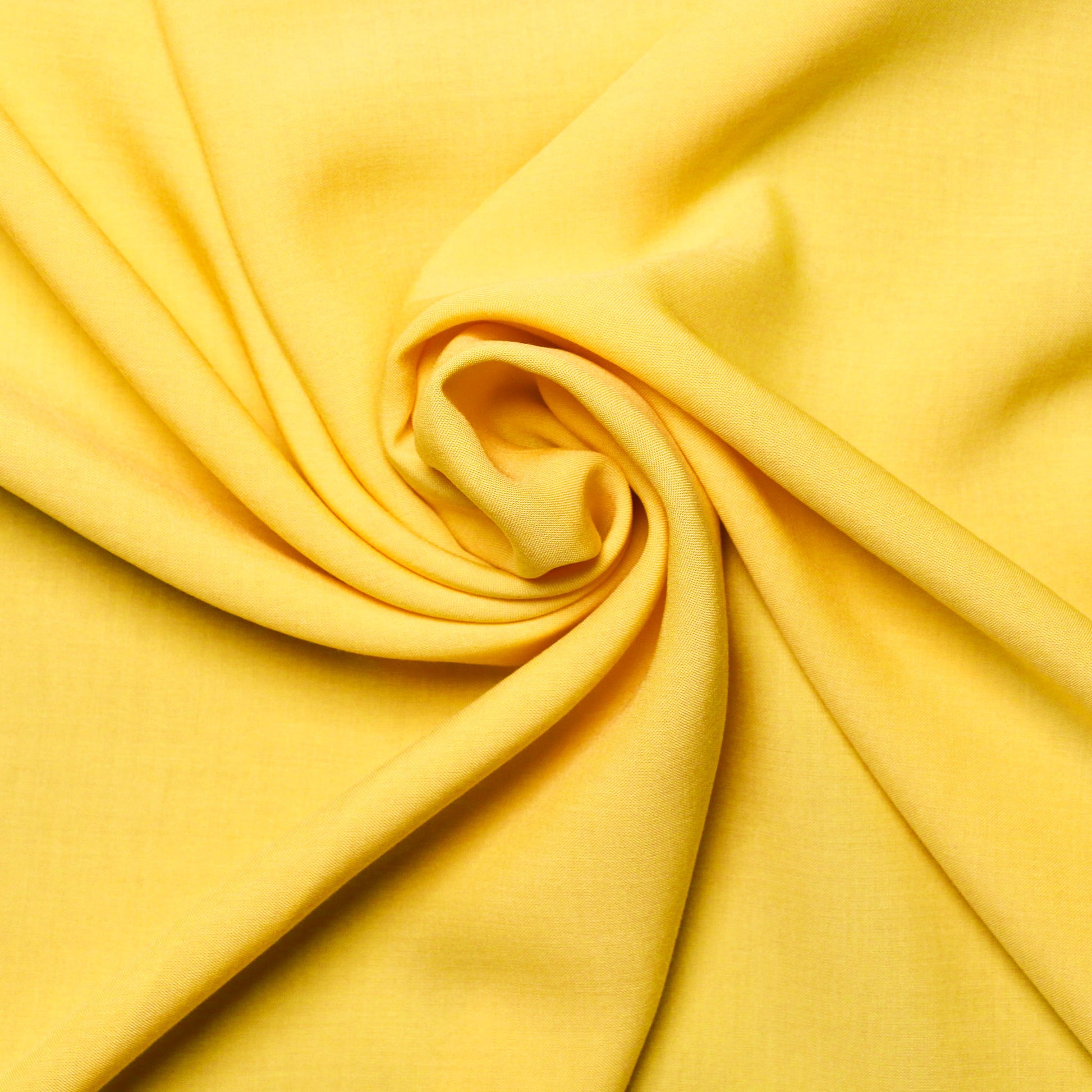 yellow viscose voile lawn dressmaking fabric