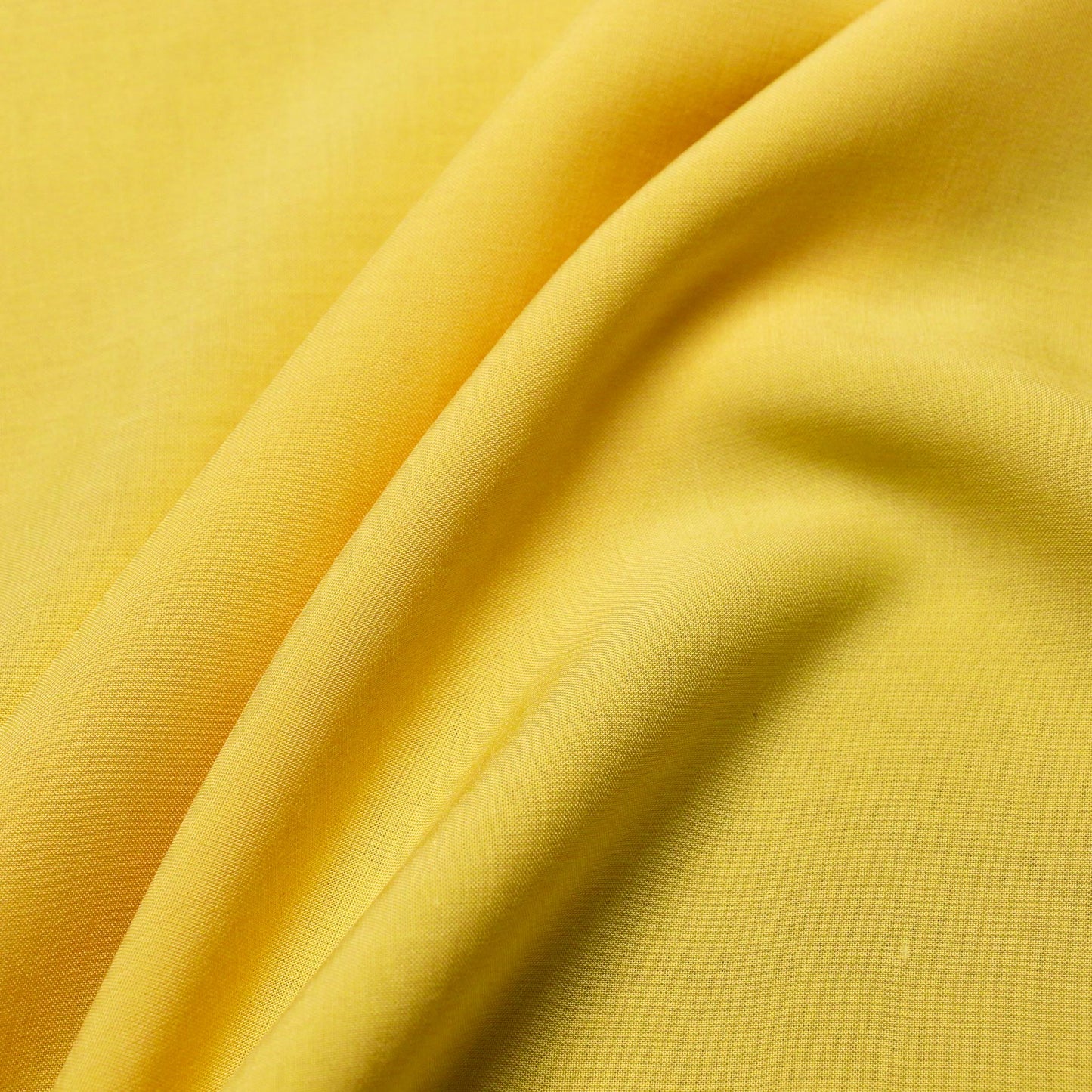 viscose lawn voile dressmaking fabric plain yellow